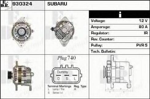 EDR 930324 - Генератор autozip.com.ua