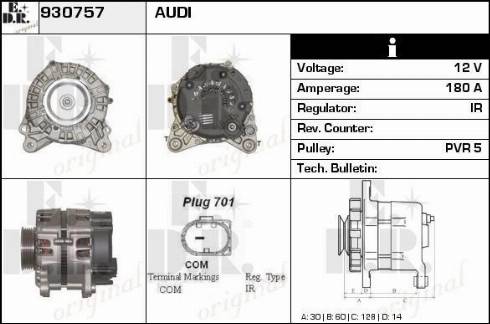 EDR 930757 - Генератор autozip.com.ua