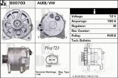 EDR 930703 - Генератор autozip.com.ua