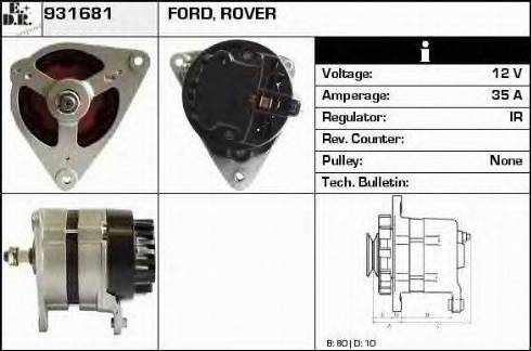 EDR 931681 - Генератор autozip.com.ua