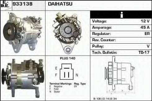 EDR 933138 - Генератор autozip.com.ua