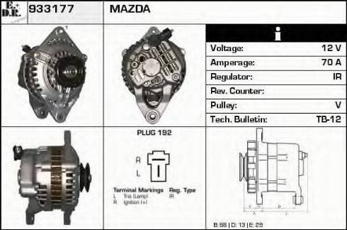 EDR 933177 - Генератор autozip.com.ua