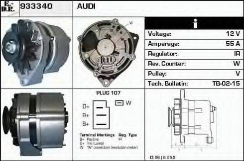 EDR 933340 - Генератор autozip.com.ua