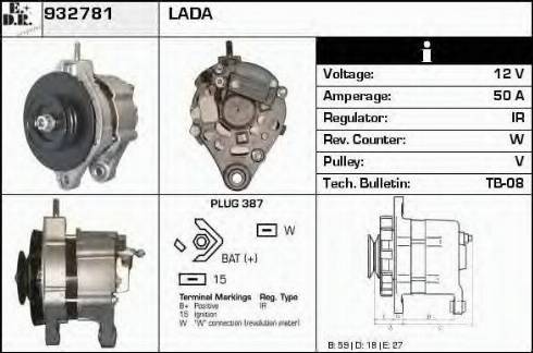 EDR 932781 - Генератор autozip.com.ua