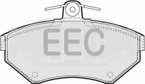 EEC BRP0961 - Гальмівні колодки, дискові гальма autozip.com.ua