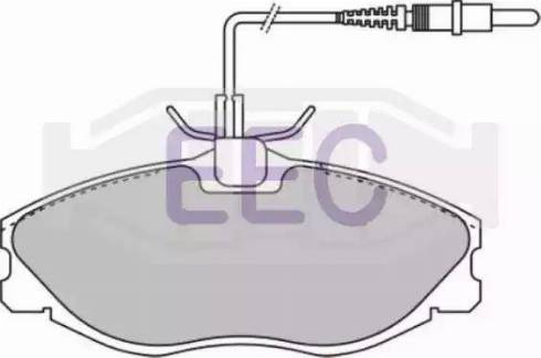 EEC BRP0902 - Гальмівні колодки, дискові гальма autozip.com.ua