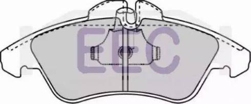 EEC BRP0921 - Гальмівні колодки, дискові гальма autozip.com.ua