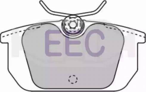 EEC BRP0524 - Гальмівні колодки, дискові гальма autozip.com.ua