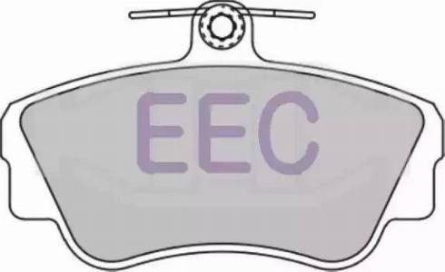 EEC BRP0648 - Гальмівні колодки, дискові гальма autozip.com.ua