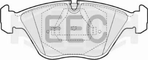 EEC BRP0655 - Гальмівні колодки, дискові гальма autozip.com.ua
