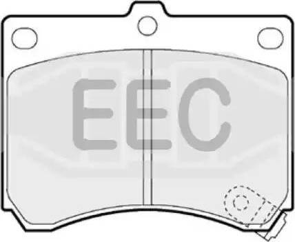EEC BRP0687 - Гальмівні колодки, дискові гальма autozip.com.ua