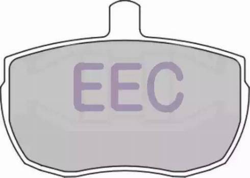 EEC BRP0061 - Гальмівні колодки, дискові гальма autozip.com.ua