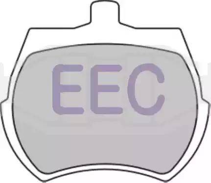 EEC BRP0037 - Гальмівні колодки, дискові гальма autozip.com.ua