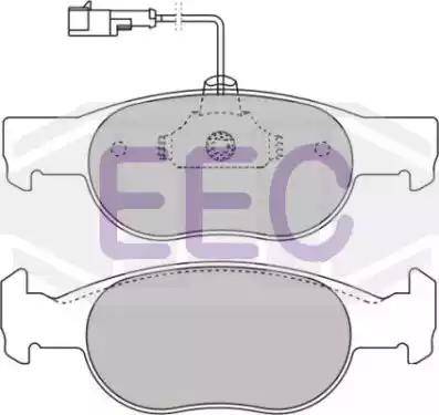 EEC BRP0895 - Гальмівні колодки, дискові гальма autozip.com.ua