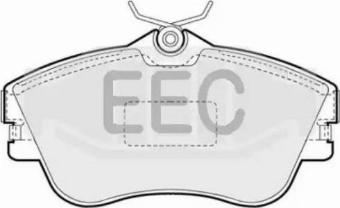 EEC BRP0848 - Гальмівні колодки, дискові гальма autozip.com.ua