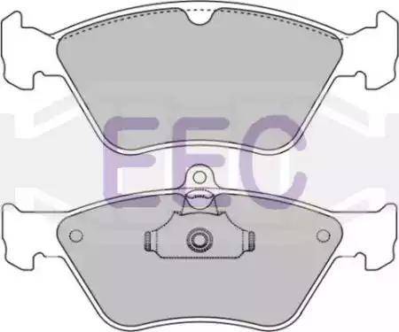 EEC BRP0847 - Гальмівні колодки, дискові гальма autozip.com.ua