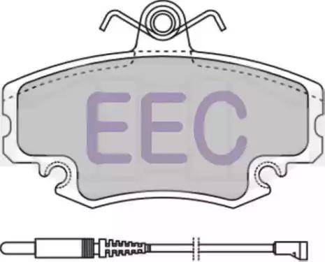 EEC BRP0810 - Гальмівні колодки, дискові гальма autozip.com.ua