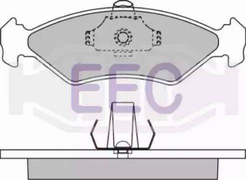 EEC BRP0882 - Гальмівні колодки, дискові гальма autozip.com.ua