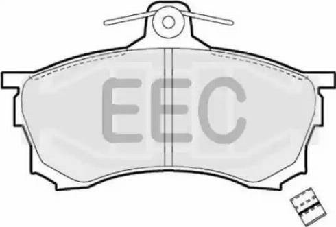 EEC BRP0879 - Гальмівні колодки, дискові гальма autozip.com.ua