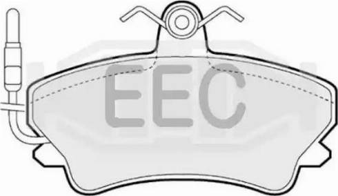 EEC BRP0764 - Гальмівні колодки, дискові гальма autozip.com.ua