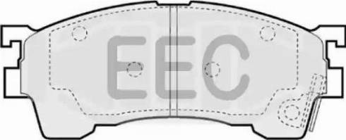 EEC BRP0765 - Гальмівні колодки, дискові гальма autozip.com.ua