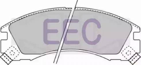EEC BRP0781 - Гальмівні колодки, дискові гальма autozip.com.ua