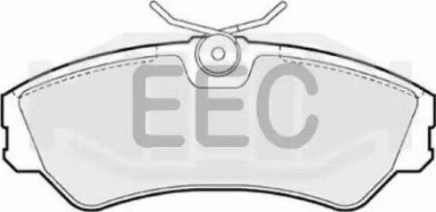 EEC BRP0724 - Гальмівні колодки, дискові гальма autozip.com.ua