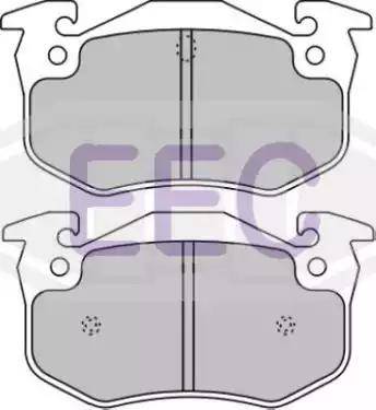 EEC BRP0771 - Гальмівні колодки, дискові гальма autozip.com.ua