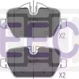 EEC BRP1459 - Гальмівні колодки, дискові гальма autozip.com.ua