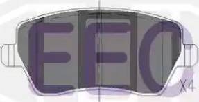 EEC BRP1466 - Гальмівні колодки, дискові гальма autozip.com.ua