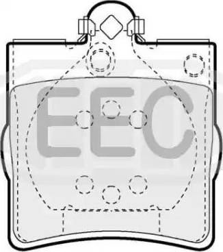 EEC BRP1063 - Гальмівні колодки, дискові гальма autozip.com.ua