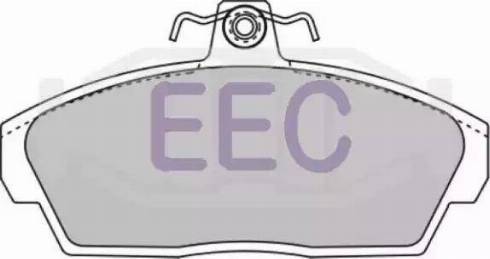 EEC BRP1019 - Гальмівні колодки, дискові гальма autozip.com.ua