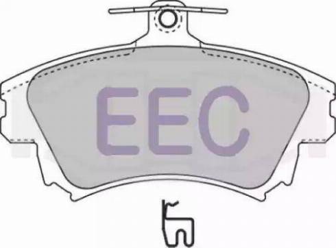 EEC BRP1084 - Гальмівні колодки, дискові гальма autozip.com.ua
