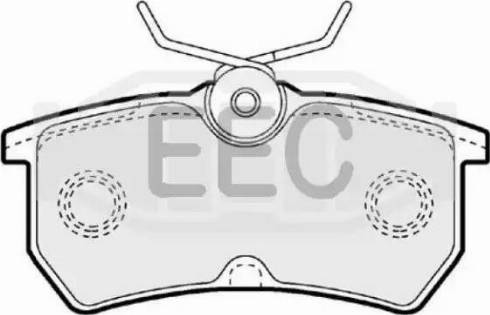 EEC BRP1039 - Гальмівні колодки, дискові гальма autozip.com.ua