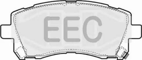 EEC BRP1070 - Гальмівні колодки, дискові гальма autozip.com.ua