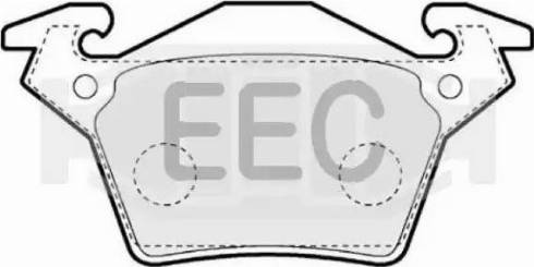 EEC BRP1077 - Гальмівні колодки, дискові гальма autozip.com.ua