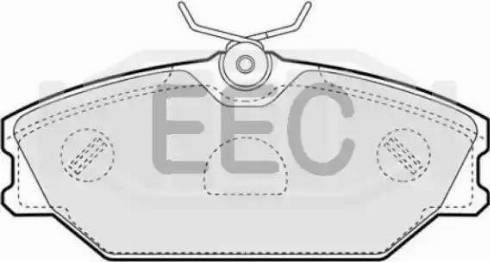 EEC BRP1141 - Гальмівні колодки, дискові гальма autozip.com.ua