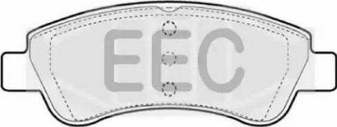 EEC BRP1216 - Гальмівні колодки, дискові гальма autozip.com.ua