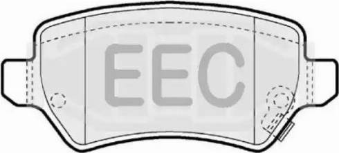 EEC BRP1286 - Гальмівні колодки, дискові гальма autozip.com.ua