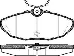 Akebono EUR806 - Гальмівні колодки, дискові гальма autozip.com.ua