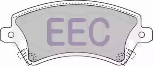EEC BRP1223 - Гальмівні колодки, дискові гальма autozip.com.ua