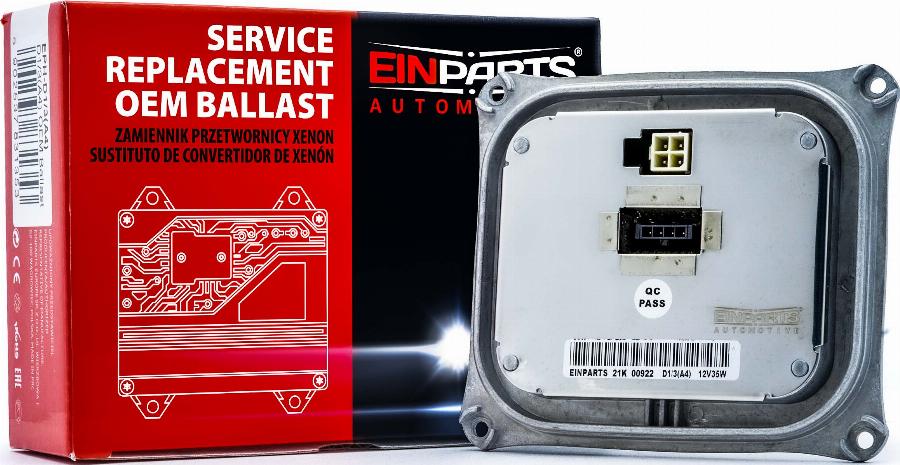 EINPARTS EPH-D1-3 (A4) - Попередньо включений прилад, газорозрядна лампа autozip.com.ua