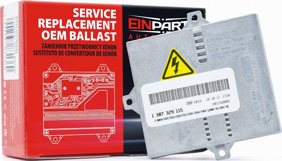 EINPARTS EPH-D1-3 (A5) - Попередньо включений прилад, газорозрядна лампа autozip.com.ua
