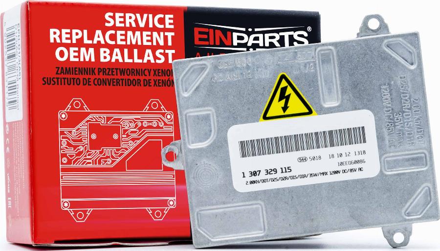 EINPARTS EPH-D1-3(A6) - Попередньо включений прилад, газорозрядна лампа autozip.com.ua