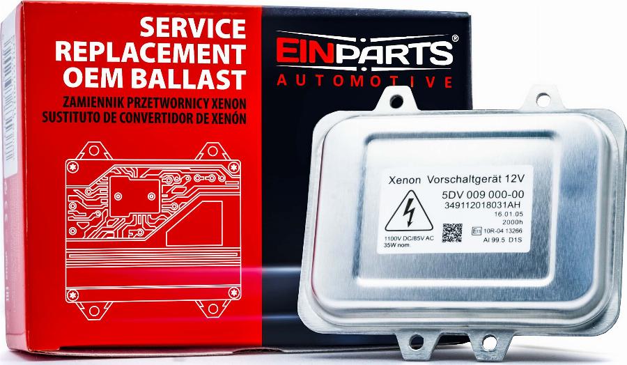 EINPARTS EPH-D1-3 (H1) - Попередньо включений прилад, газорозрядна лампа autozip.com.ua