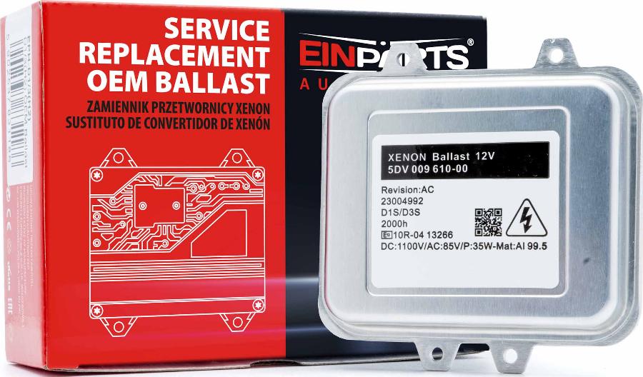 EINPARTS EPH-D1-3(H2) - Попередньо включений прилад, газорозрядна лампа autozip.com.ua