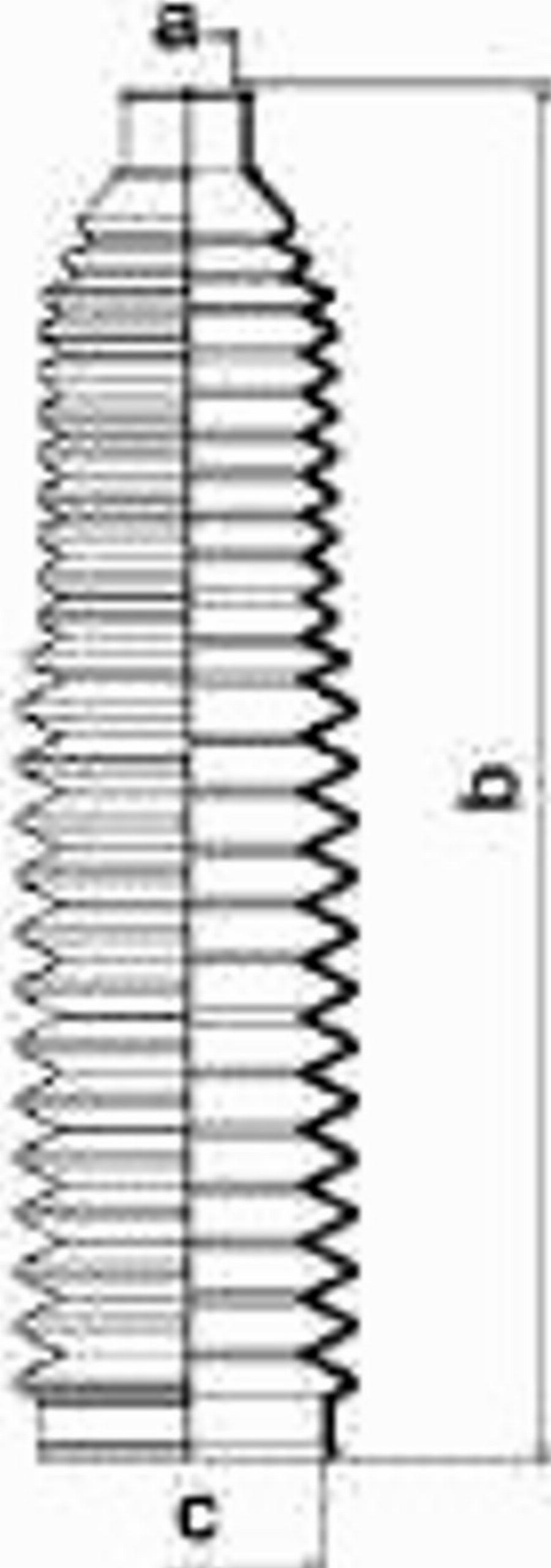 EKG 983686 - Пильник, рульове управління autozip.com.ua