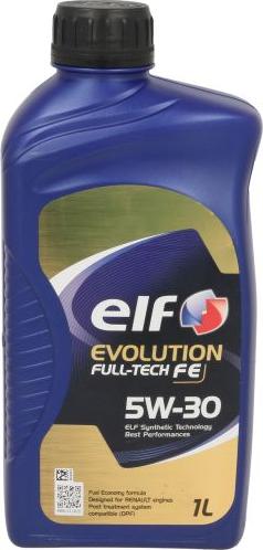 ELF EVOFULLTECHFE5W301L - Моторна олива autozip.com.ua