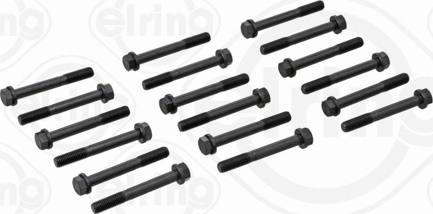 Elring 802.930 - Комплект болтів головки циліндрів autozip.com.ua