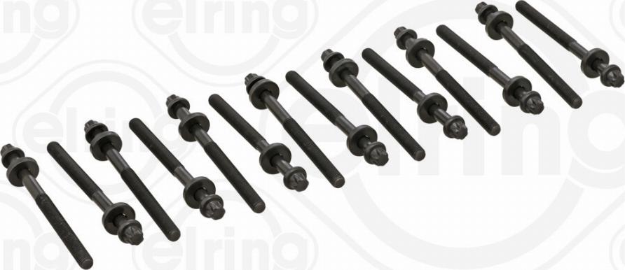 Elring 802.801 - Комплект болтів головки циліндрів autozip.com.ua